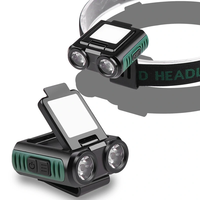500LM 200M Portable XPG COB Headlight Rechargeable LED Sensor Cap Clip Light Outdoor Camping Work Light Waterproof Fishi
