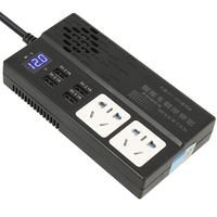 500W Peak Car Power Inverter DC 12V 24V To AC 220V 4 USB Modified Sine Wave Converter with ON/OFF Switch Digital Display