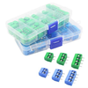 50PCS PCB Terminal Block Connector Pitch 5.0mm Straight Pin KF301 2P 3P 4P Screw PCB Terminal Blocks Connector Assortmen