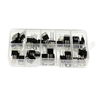 50PCS TO-220 Series Transistor Assortment Kit 10 Values High Power Three-terminal Regulated Triode LM317T L7805 L7806 L7