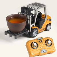 555-99 RTR 1/64 2.4G Mini RC Car Alloy Forklift Support App Remote Controlled Engineering Vehicle Desktop Toys Model Col