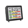 5IN1 Air Quality Monitor CO2 TVOC CO Self-Calibration Accurate Gas Reading Compact Design USB Charging Long Battery Life