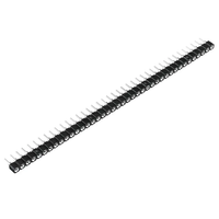 5pcs 40Pin Single Row 2.54mm Round Female Header Pin