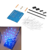 5pcs 4X4X4 Blue LED Light Cube Kit 3D LED DIY Kit
