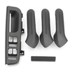 5pcs Black Interio Door Grab Handle Cover Switch Bezel Set for VW Jetta Golf Bora MK4