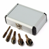 5PCS Countersink Tool Bit Set Includes 1/4" 3/8" 1/2" 5/8" 3/4" Drills Perfect for Woodworking Soft Metal DrillingPlasti