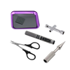 5PCS DIY RC Car Repair Tool Set Screw Tray Body Shell Hole Opener Bearing Tools Cross Wrench for Hsp94111 Trx4 Scx10