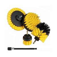 5PCS Drill Brush and Power Scrubber Set Versatile Cleaning Solution with Extendable Attachment High Quality Polyester Fi
