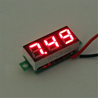 5Pcs Geekcreit® Red LED 0.28 Inch 2.5V-30V Mini Digital Volt Meter Voltage Tester Two Line Voltmeter