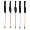 5pcs HGLRC 9cm 90mm 5.8G 2dBi U.FL IPEX IPX Omni Directional Linear Brass FPV Antenna RG178 For RC Drone