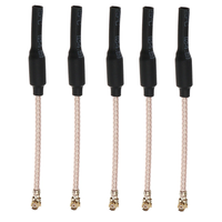 5pcs HGLRC 9cm 90mm 5.8G 2dBi U.FL IPEX IPX Omni Directional Linear Brass FPV Antenna RG178 For RC Drone