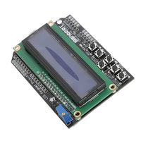 5Pcs Keypad Shield Blue Backlight For Robot LCD 1602 LCD1602 Display Module Input Output Expansion Board