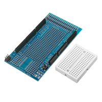 5Pcs Mega2560 1280 Protoshield V3 Expansion Board With Breadboard