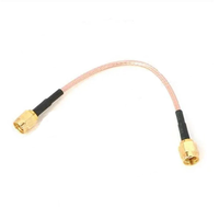 5pcs SMA Male To SMA Male Pigtail Adapter Extended Cable