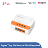 5Pcs Sonoff ZBMINI L2 Smart Zigbe3.0 Switch No Neutral Required Intelligent Two-way Control Relay Module Timer Voice Con