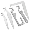 5PCS Stainless Steel Multi-Functional Pry Bar Tool Ergonomic Handle Waterproof Design Nail Puller Bottle Opener Portable