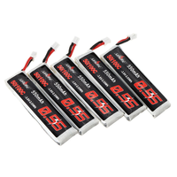 5Pcs URUAV 3.8V 550mAh 50/100C 1S HV 4.35V PH2.0 Lipo Battery for Emax Tinyhawk Kingkong/LDARC TINY Tinyhawk S Eachine T