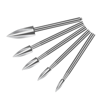 5Pcs Wood Carving Drill Bits HSS Engraving Drill Bit Set Solid Carbide Root Milling Grinder Burr Precise Woodworking Car