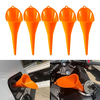 5pcs/Set Car Refueling Funnel Multi-Function Plastic Long Neck Oil Funnel Gasoline Engine Oil Additive Motorcycle Farm M