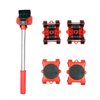 5pcs/set Heavy Duty Mover Set Furniture Mover Tools for Home Shop Lifting Heavy Duty Furniture Remover Lifter Sliders Ki