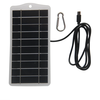 5V 2.5W Solar Panel Charger Monocrystalline Silicon USB Type-C High Efficiency Waterproof Portable Solar Charger for Pho