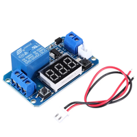 5V Trigger Time Delay Relay Module with LED Digital Display0-999s 0-999min 0-999H Work-delay/Delay-work