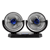 5V USB Double-headed/Single-headed Car Fan 360° Rotation 3 Speeds Low Noise Double Independent Switch
