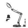 5X LED 64 LED Lights Magnifying Lamp Magnification Adjustable Lamp Head Ideal for Reading Crafts and Soldering Versatile
