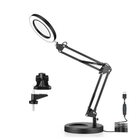 5X LED 64 LED Lights Magnifying Lamp Magnification Adjustable Lamp Head Ideal for Reading Crafts and Soldering Versatile