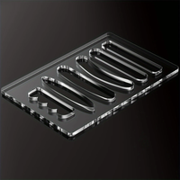 6-in-1 Acrylic Woodworking Handle Router Template Guide 6 Styles Clear Precision Craft Tool Compact Lightweight for DIY