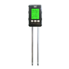 6-in-1 Soil Tester PH Temperature Humidity Sunlight Fertility Nutrient Meter with Digital Display for Gardening and Agri