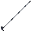 60 Inch Long Handle Weed Puller Tool 2 in 1 Garden Hoe and Rake Stainless Steel Manual Weeder Remover Heavy Duty Cast St