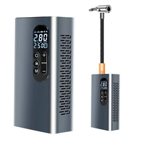 6000mAh Car Air Pump Aluminum Alloy Cordless Portable Tire Air Pump Car Inflatable Pump 150PSI Car Air Pump for Car Bicy