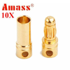 6000pcs Amass 3.5mm Gold-plated Copper Banana Plug GC3510Female Plug