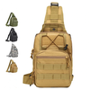 600D Oxford Shoulder Bag Waterproof EDC Molle Fanny Pack Military Tactical Backpack Multi-Pocket Zipper Chest Bag for Ou