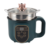 600W Electric Cooking Pot Portable 1.8L Stainless Steel with Timer Removable Cord for Home Camping Picnics Food Grade Ma