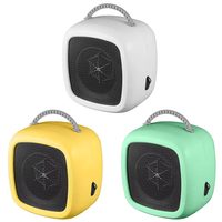 600W Smart Space Heater Dual Gear Compact Quiet Heating Threaded Wire EU/US Plug Portable Electric Heater for Home Offic