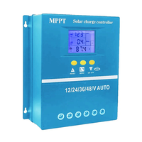 60A/70A/80A/90A/100A Solar Charger Controller 12V 24V 36V 48V Solar Panel Battery Intelligent Regulator for Lead-acid/Li