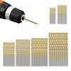 60PCS 1/1.5/2/2.5/3/3.5mm High Speed Steel Twist Drill Bit Professional Titanium Coated Drill Bit Tools Quality Power To