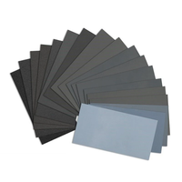 60pcs Silicon Carbide Sandpaper Sheets Wet and Dry Sanding 15 Grit Levels Professional Polishing Wood Metal Automotive