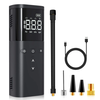 60W Cordless Inflator Pump with LED Light Car Tire Tire Inflator Air Compressor for Car Bike Motor Ball