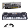 61 Keys Portable Electronic Piano Keyboard Organ With Microphone Educational Toys Musical Instrument Gift for Kids Begin