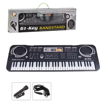 61 Keys Portable Electronic Piano Keyboard Organ With Microphone Educational Toys Musical Instrument Gift for Kids Begin