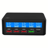 65W 5-Port USB PD Charger 4USB-A+USB-C PD QC3.0 Fast Charging Desktop Charging Station EU Plug for iPhone 15 14 13 for S