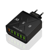 65W 6-Port USB Charger 3.1A USB-A*5 QC3.0 Fast Charging Wall Charger Adapter EU Plug US Plug for iPhone 12 13 14 14 Pro