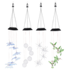 6cm Ball/Hummingbird/Sea Urchin/Butterfly Solar Wind Chime Light Waterproof Home Bedroom Decoration Supplies