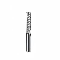 6mm Shank Solid Carbide Spiral Router Bit Single Flute Up-Cut O Type for CNC Milling Aluminum Wood Acrylic PVC & MDF 3D