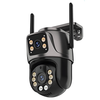 6MP HD Dual Lens Wifi IP Camera PTZ Outdoor AI Tracking Two Way Audio Night Vision Full Color Camera for Home Security P