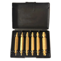 6PCS Damaged Screw Extractor Set Easy Out Bolt Extractor Set Double Head Screw Remover Tools Broken Head Screw Removers