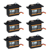 6PCS EMAX ES3005 42g Metal Analog Servo for RC Airplane Waterproof